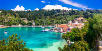 Picturesque,Fishing,Village,Lakka,In,Paxos,With,Turquoise,Sea,,Ionian